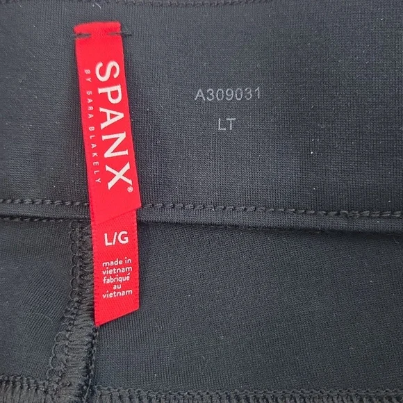 Spanx Ponte Ankle Women's Black Pants Large Tall A309031 NWOT - Picture 3 of 15